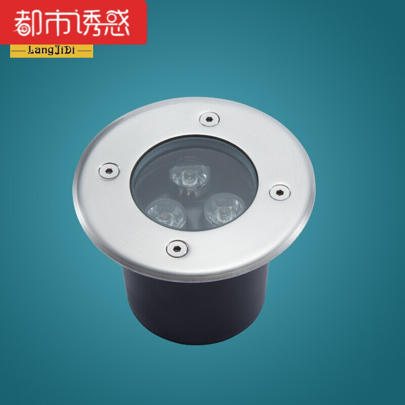 led地埋灯户外防水花园草坪灯埋地灯广场景观地灯七彩灯树底射灯都市