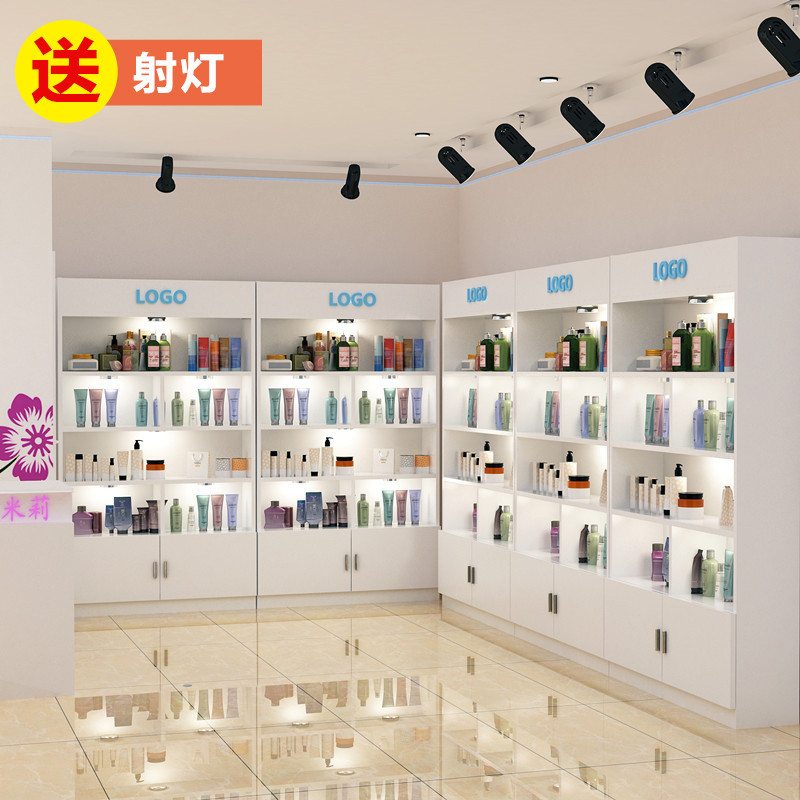 化妆品展示柜美容院多功能美容院柜子货架展示柜韩式产品自由组合