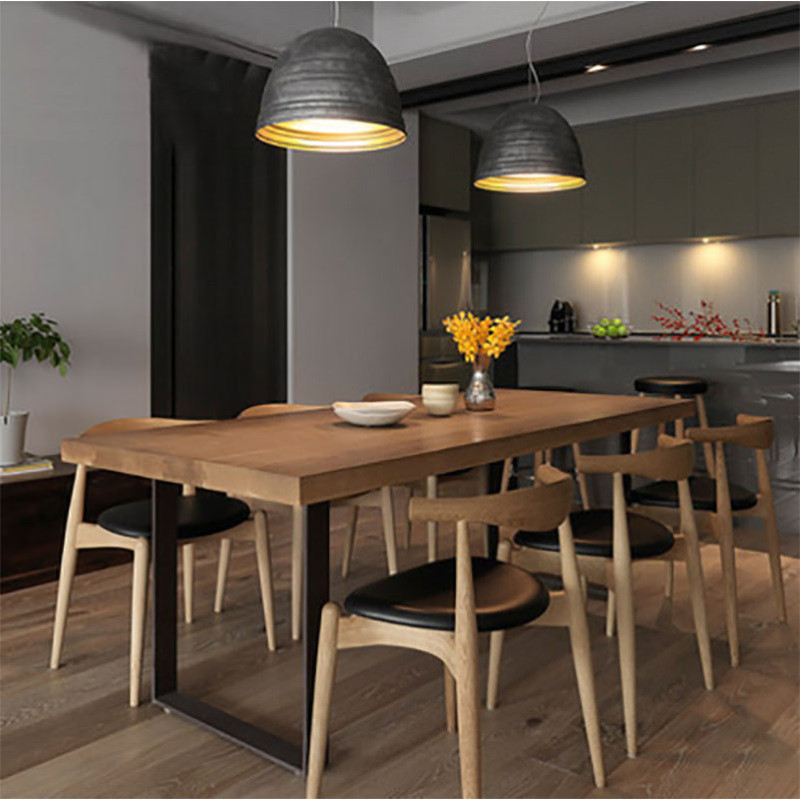 一茶一坐 现代简约创意餐桌北欧风实木家具餐厅咖啡厅