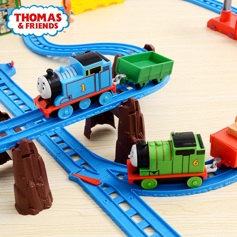 托马斯电动小火车轨道玩具多多岛百变套装 儿童早教益智玩具