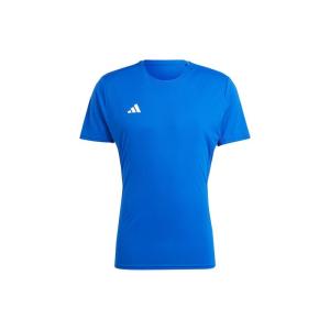 adidas ADIZERO ESSENTIALS 圆领logo印花套头短袖T恤男款蓝色11026409