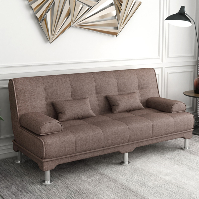 法耐可拆洗折叠沙发多功能科技布小户型客厅三人现代出租房布艺两用床