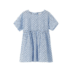 [2件3折价:48]moomoo童装女童裙子2020夏季新款休闲几何女中童连衣裙