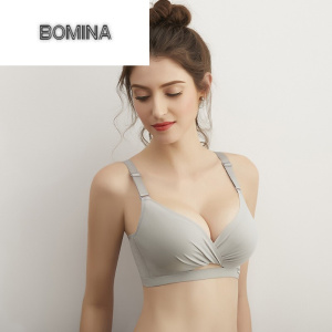 波迷娜(BOMINA)聚拢文胸无钢圈小胸法式收副乳防下垂性感少女内衣胸罩