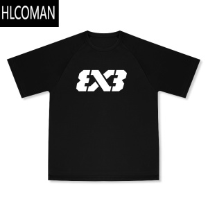 HLCOMAN3X3美式篮球训练服短袖速干衣网眼夏季投篮服健身运动t恤上衣男款