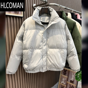 HLCOMAN2024年冬季新款男士棉服外套百搭棉衣加厚p暖面包服棉袄