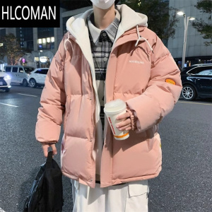 HLCOMAN羽绒棉服棉袄子男士冬季新款加绒加厚男生面包冬天装晋江棉衣外套