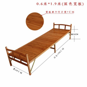 竹床折叠床单人1.2米成人家用双人闪电客1.5米夏天多功能经济型凉床