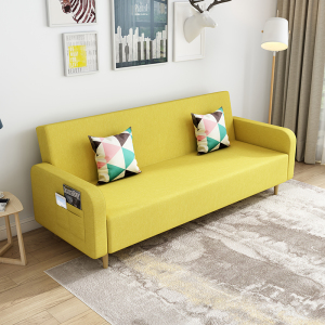 折叠沙发床两用北欧简约现代闪电客单人双人懒人出租房小户型客厅网红款