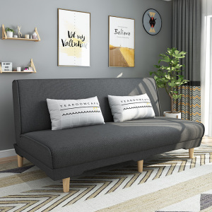 可折叠沙发CIAA客厅小户型布艺沙发简易 单人双人三人沙发1.8米沙发床
