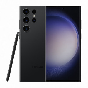 三星S23Ultra SAMSUNG Galaxy S23 Ultra 6.8英寸 12GB+256GB 悠远黑 黑色 移动联通电信全网通5G手机 韩版单卡
