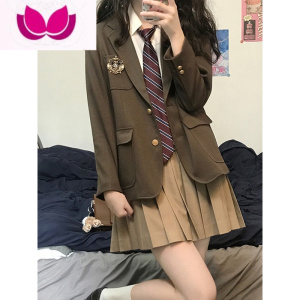 七斓韩版西装外套女学院风jk制服套装小个子西服2023新款高级感