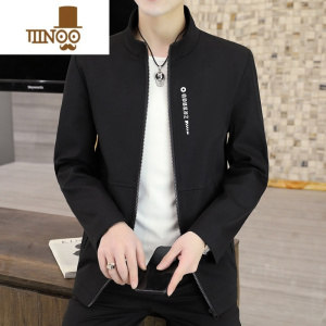 YANXU2023新款外套韩版修身立领夹克上衣青年男士衣服春季帅气男装