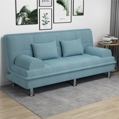 多功能折叠沙发床两用布艺沙发简易符象单人客厅出租折叠床懒人小户型