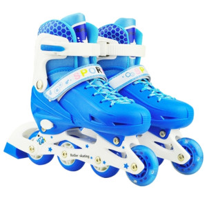 2024款直排溜冰鞋儿童可调男童女童闪光轮滑鞋全套旱冰鞋初学者滑冰鞋漂亮妈妈