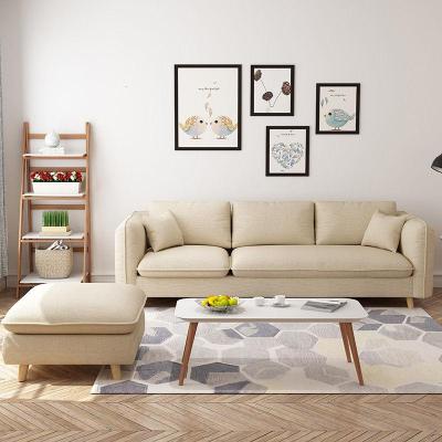 小户型布艺沙发现代简约客厅整装休闲可拆洗布艺沙发组合