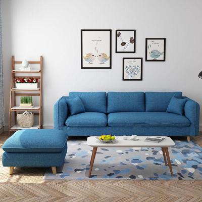 小户型布艺沙发现代简约客厅整装休闲可拆洗布艺沙发组合
