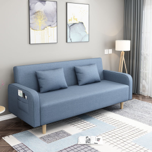 迪玛森北欧布艺沙发简约小户型三人沙发经济型沙发床客厅组合沙发