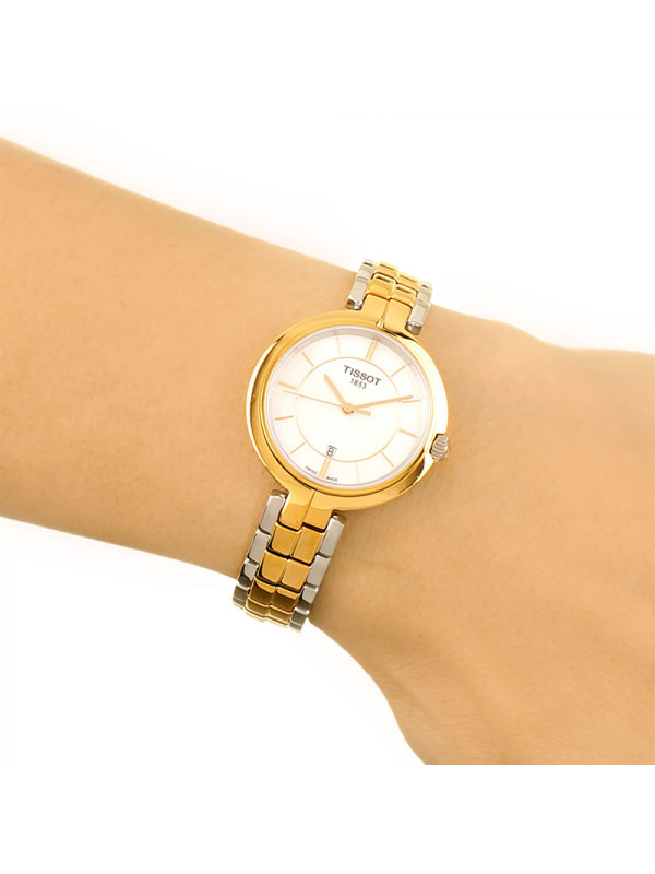 tissot 天梭弗拉明戈系列钢带石英女表 t094.210.22.111.00