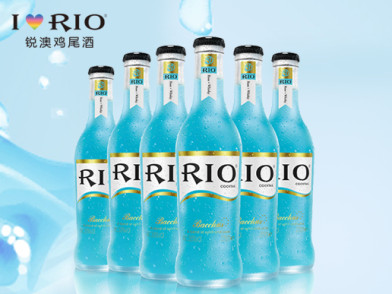 rio锐澳 蓝玫瑰口味鸡尾酒275ml*6瓶 包邮满99减5满188减10