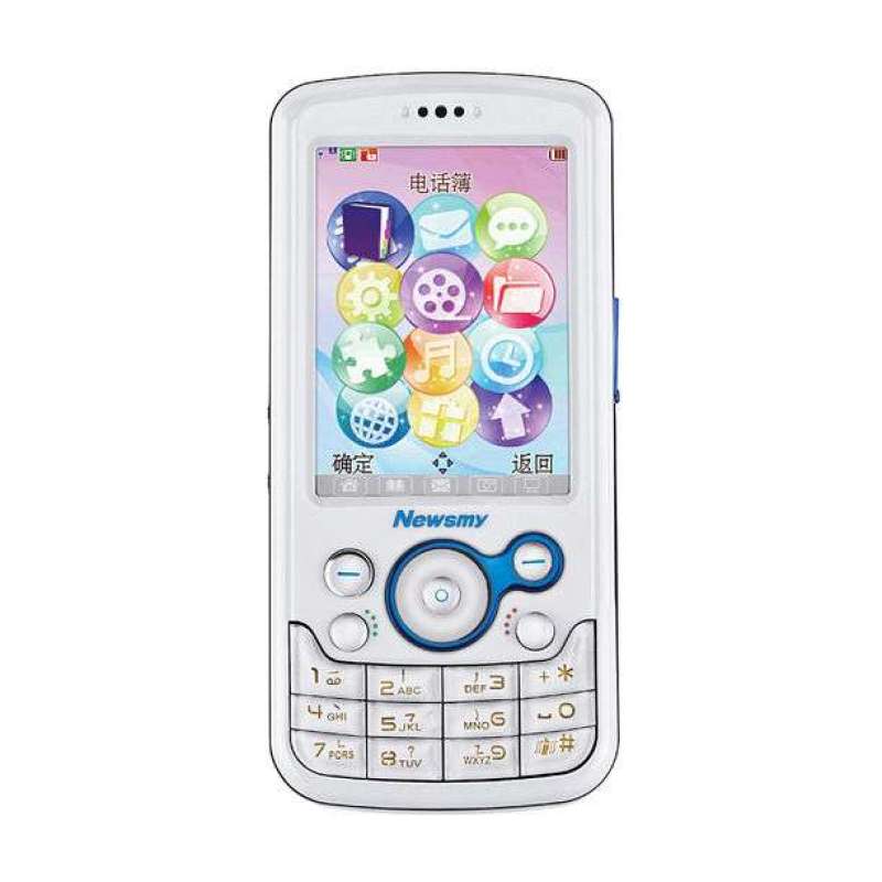 纽曼手机M600(白蓝)