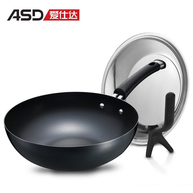 ASD爱仕达锈不了补铁炒锅WG8330QN