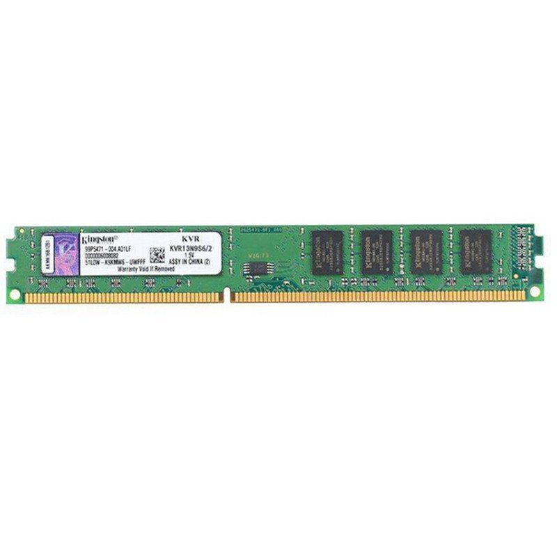金士顿（kingston）DDR3 2G 1333台式机电脑内存条KVR13N9S6/2 单面
