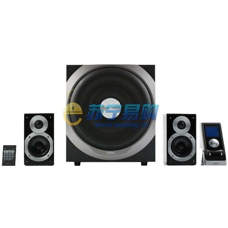 漫步者（EDIFIER） S2.1MKII 2.1声道 多媒体音箱 音响 电脑音箱 黑色