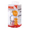 NUK耐高温120ml宽口玻璃彩色奶瓶(带初生型乳胶中圆孔奶嘴).