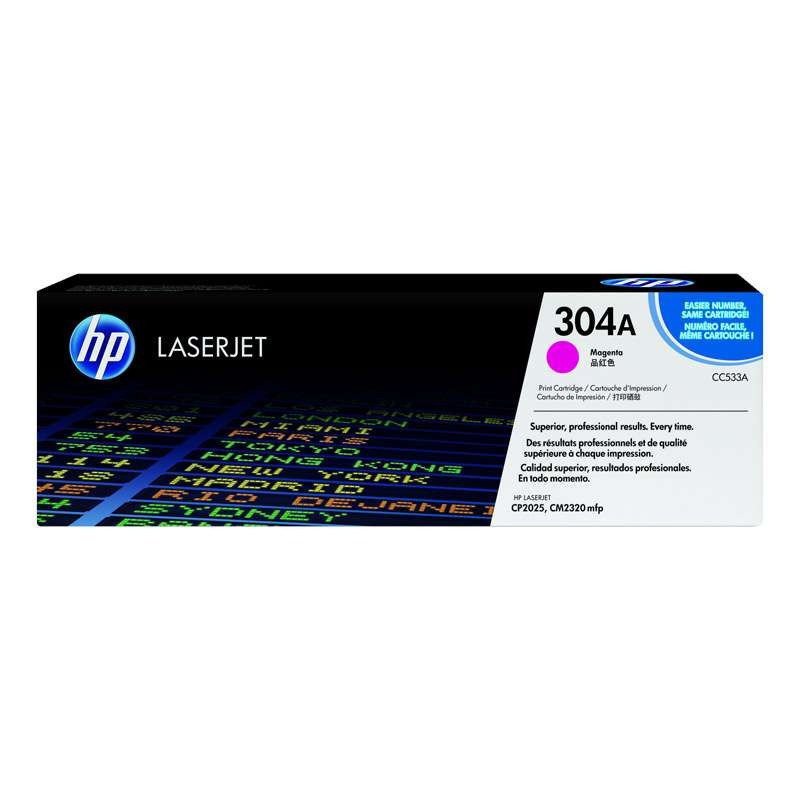 惠普（HP）CC533A品红色硒鼓