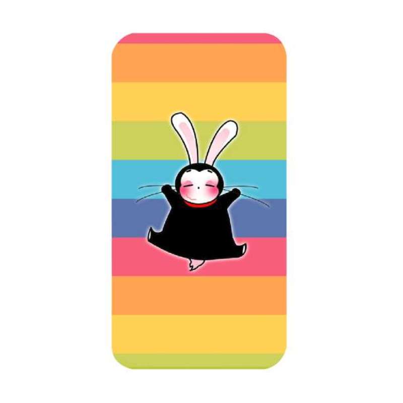 手机工坊保护壳iPhone4(彩虹兔子)彩绘