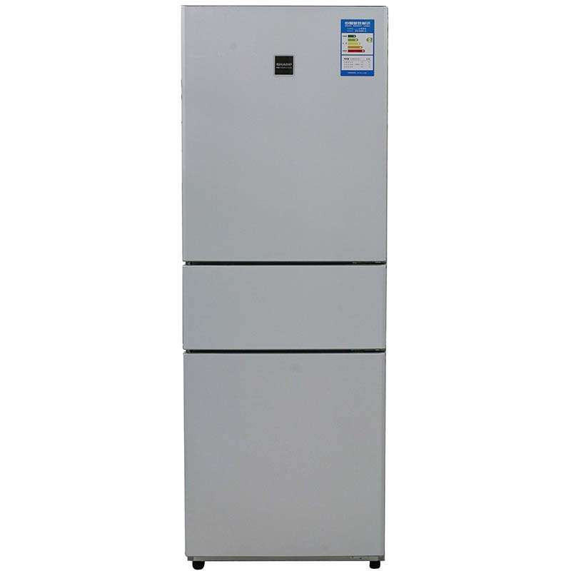 夏普(SHARP) BCD-263WC-S 263升 三门冰箱(银色)