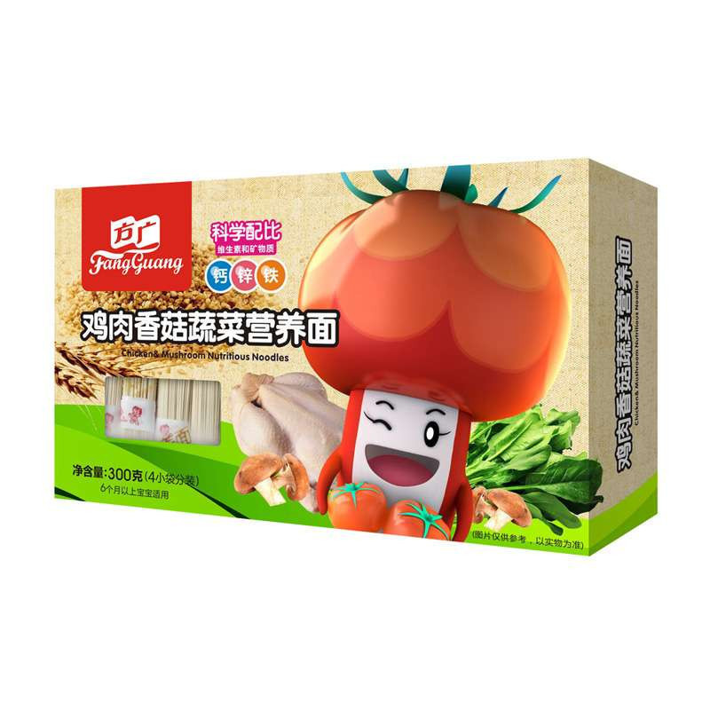方广宝宝营养面(鸡肉香菇蔬菜)300g