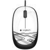 罗技（Logitech）M105有线鼠标 白色(910-002831)