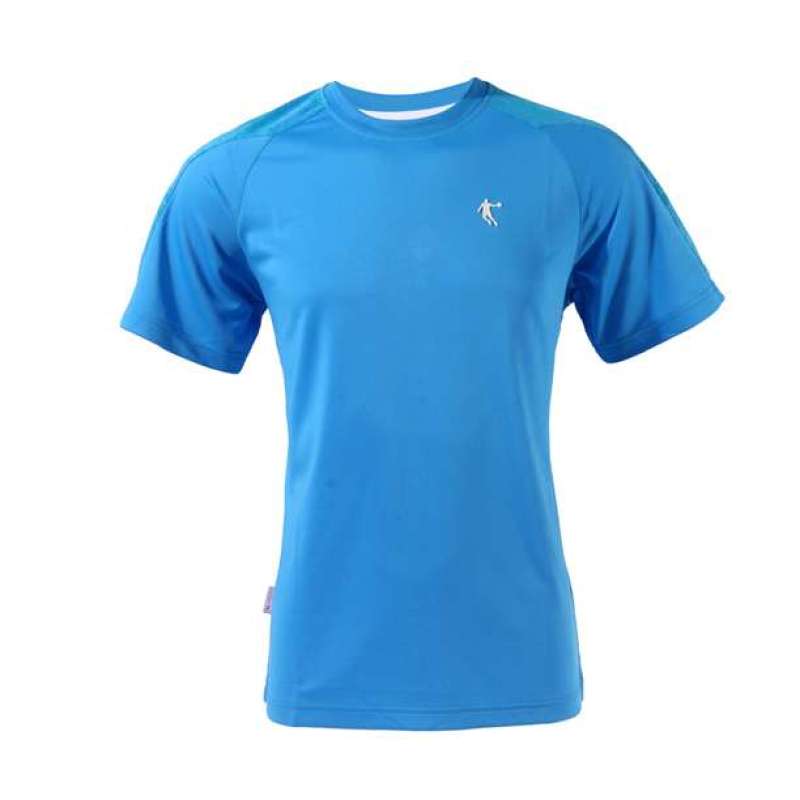乔丹男款针织短袖T恤衫GHS2313806(XXL)湖蓝