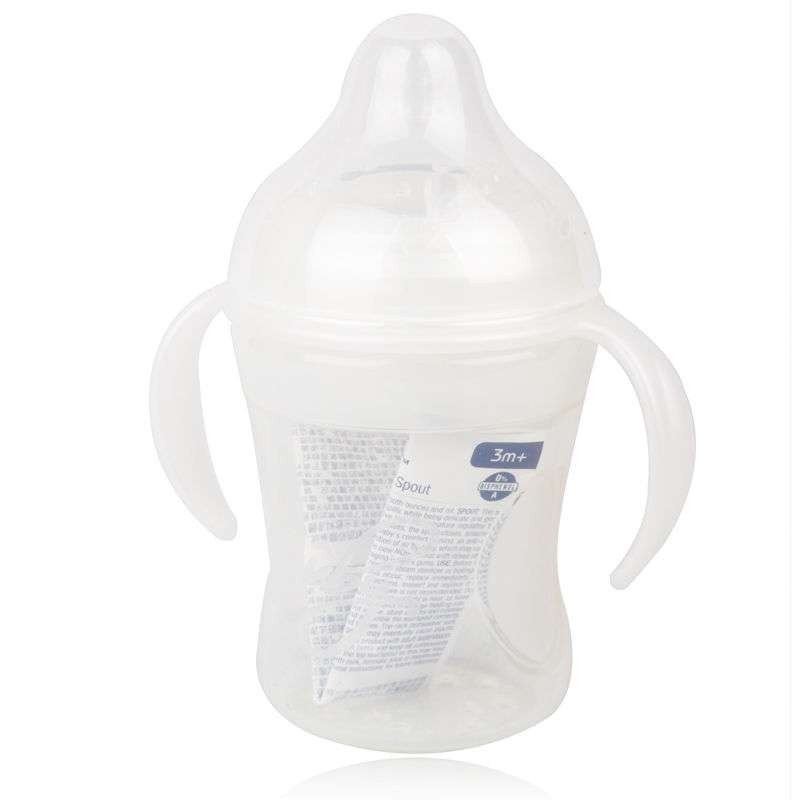 努比Nuby自然乳感系列硅胶训练奶瓶/210ml