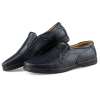 ZERO意大利零度圆头套脚平跟男式商务休闲皮鞋S9971 蓝色 40码