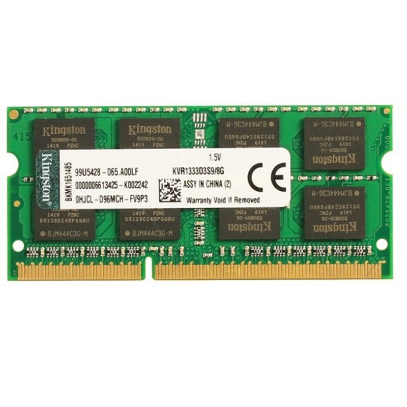 金士顿（kingston）8G DDR3 1333 笔记本内存条 KVR1333D3S9/8G