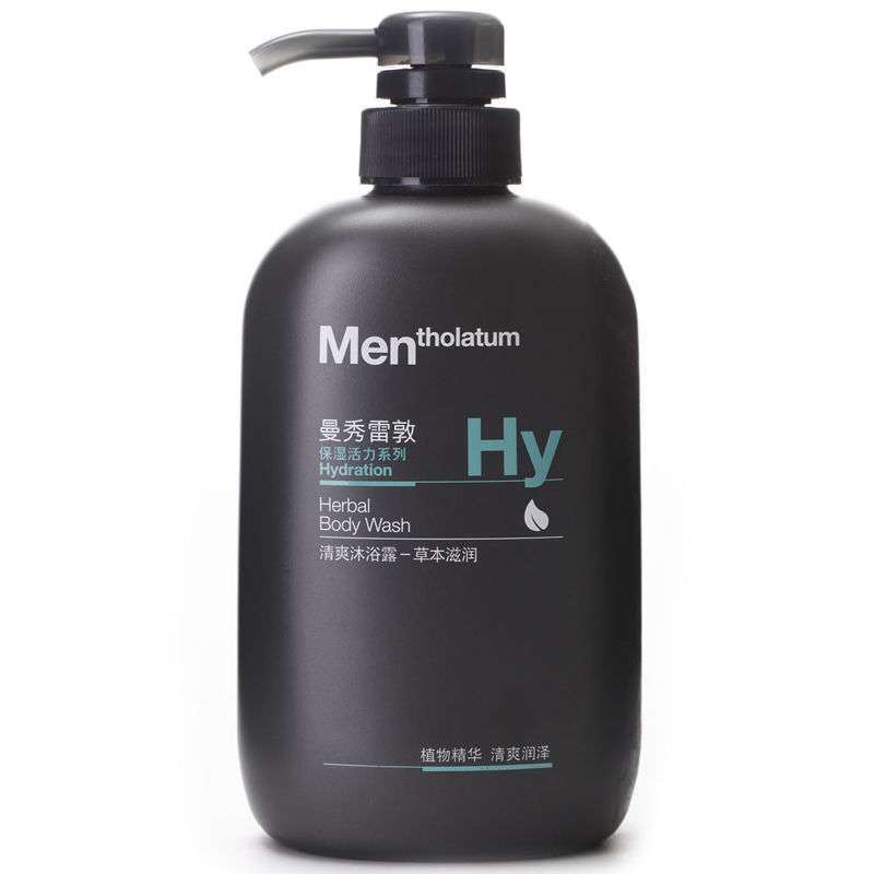 曼秀雷敦(Mentholatum)男士清爽沐浴露-草本滋润 500ml