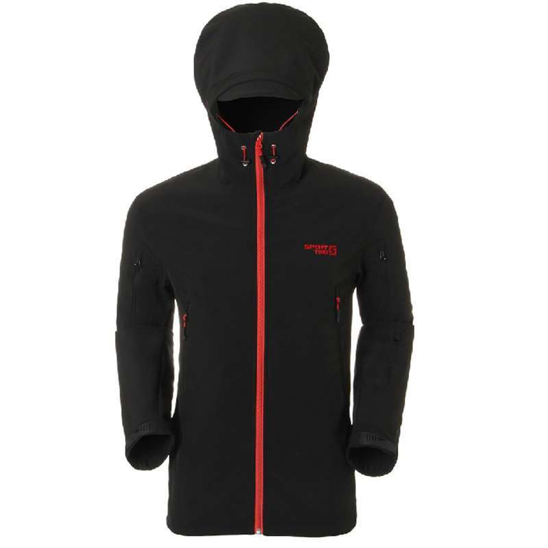 蓝橙男式防风保暖软壳冲锋衣MM71200 XXL