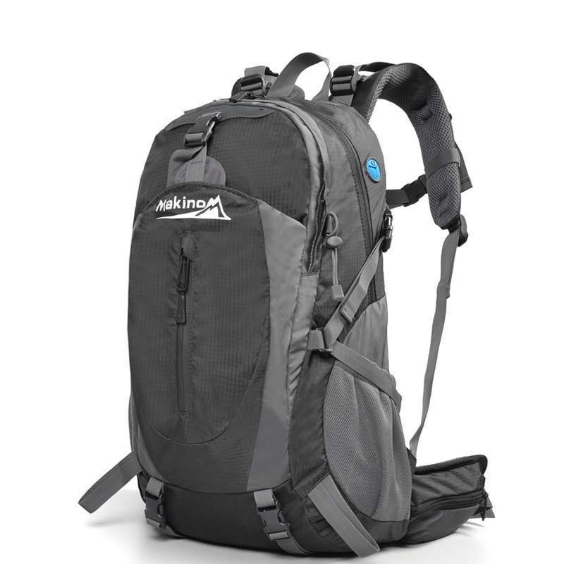 Makino犸凯奴 40L-45L-50L户外包徒步双肩包背包登山包5427(黑色/40L)