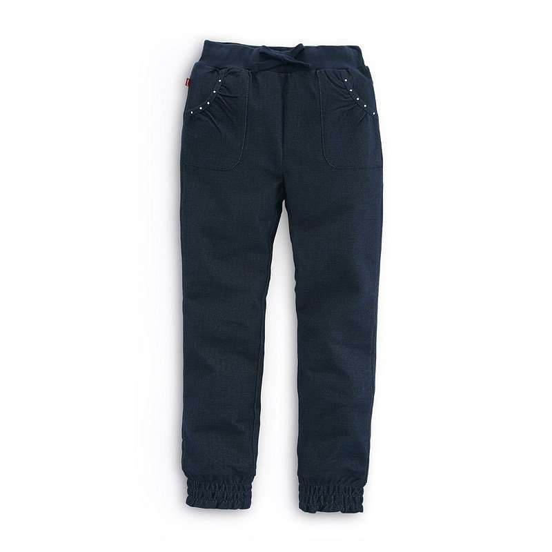 VANCL凡客诚品 魅力潮流针织牛仔长裤（女童）（130-170） 牛仔蓝色 160