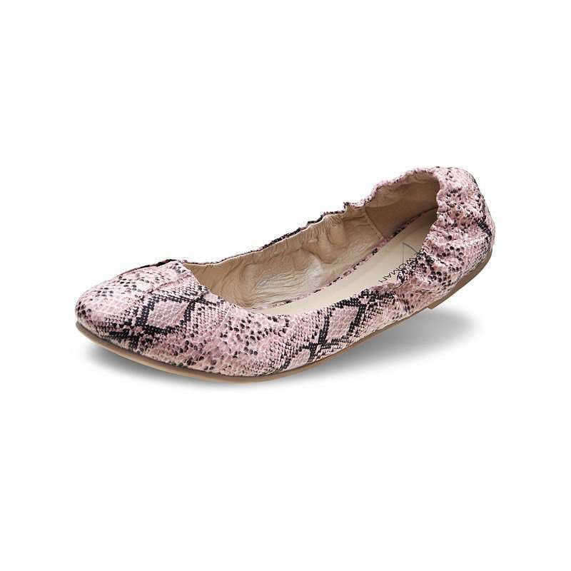 VANCL凡客诚品 时尚蛇纹平底女鞋 粉红色 38