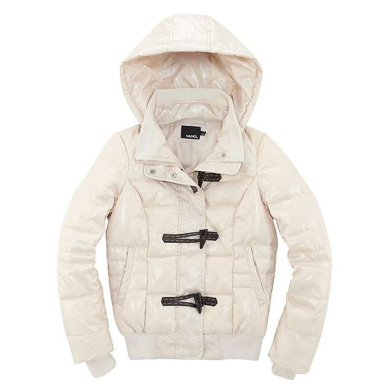 VANCL凡客诚品 甜美公主连帽羽绒服 米色 L