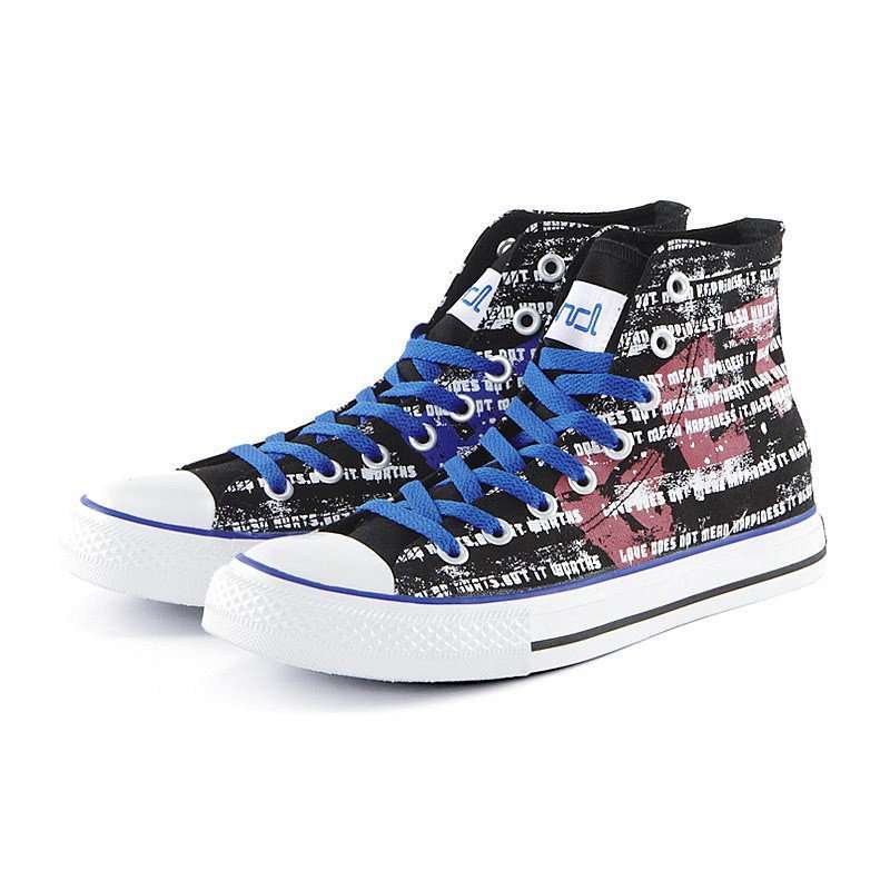VANCL凡客诚品 GetYou浪漫高帮帆布鞋（女） 黑色 36