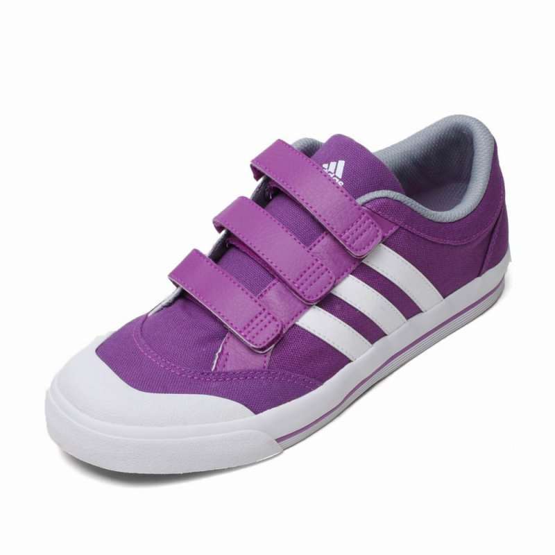 Adidas 阿迪达斯2012新款中性 Brasic 3 Velcro Textile网球文化系列网球鞋V23873 38