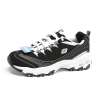 Skechers斯凯奇 女式 黑/银色 休闲运动鞋 11607C/BKSL 36
