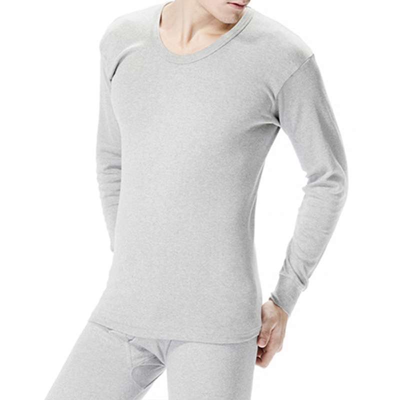 CK STORM 男士精梳棉圆领内衣套装N10679-12（浅灰色/2XL）