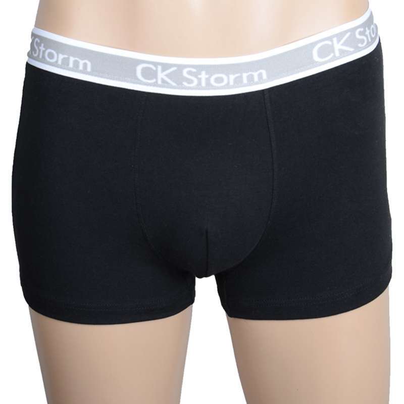 CK STORM 男士精品内裤 平角裤(两条装)K0689-3 黑色 XXXL