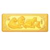金叶珠宝千足金金条五福图20g